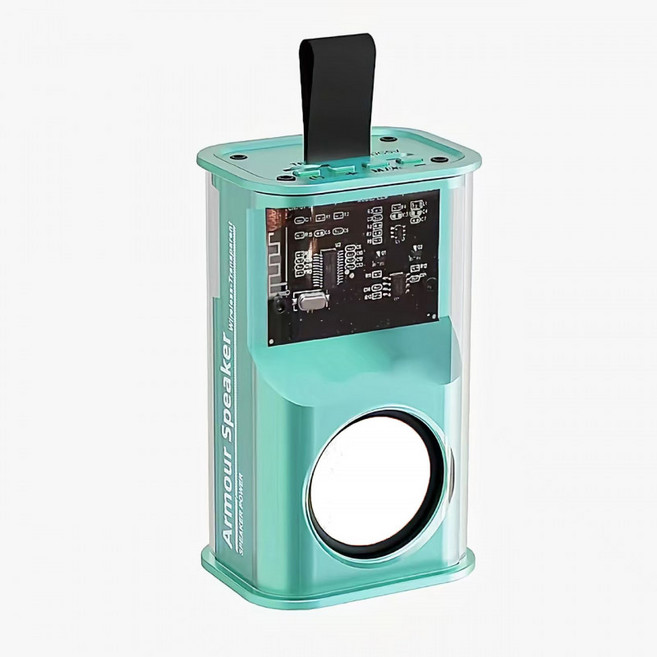 투명 블루투스 스피커 usb 인테리어 카페 거실 무선, A36 전체 기계, 퍼플