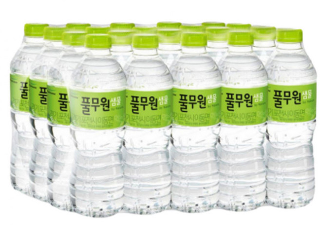 미네랄이 풍부한 풀무원 샘물 500ML * 20병 4번들 80병 믿고 마시는 생수