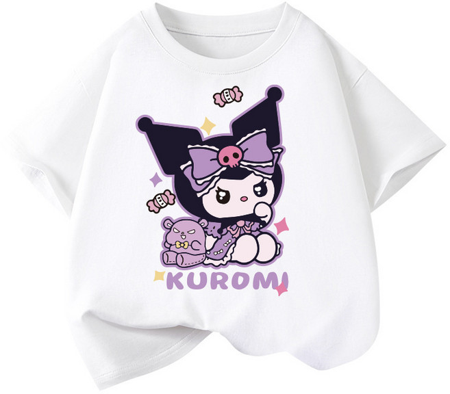 카툰 캐릭터 면티셔츠 유아 아동 주니어 100-140