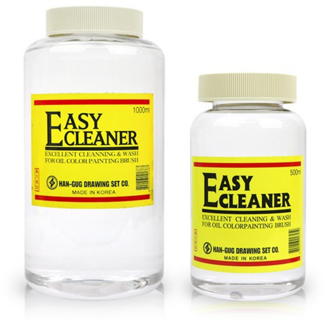 (한국화구) 이지클리너 1병 유화붓 세척액, 1000ml