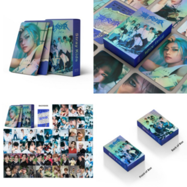 스트레이키즈 포카 포토카드 1박스(55장) 16종, 16.[홀로그램]락-STAR VER.2