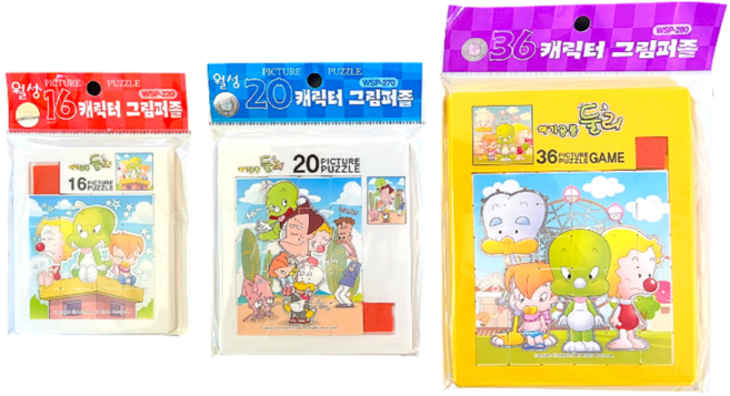 아기공룡둘리 슬라이딩 퍼즐(3종), 1개