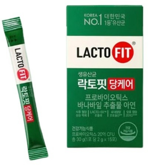 종근당건강 락토핏 당케어 혈당케어 비타민 단백질 에너지 활력, 2g, 1개