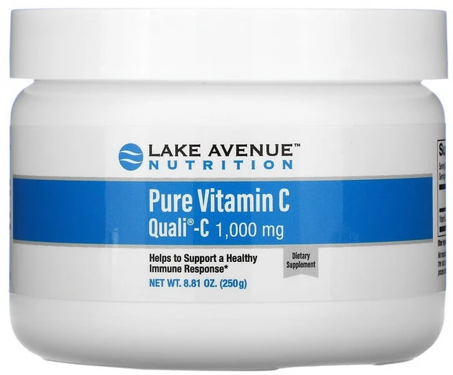 레이크애비뉴뉴트리션 순수 비타민C Quali-C 분말 1000mg 250g(8.81oz), 1개, 249g - 쿠팡
