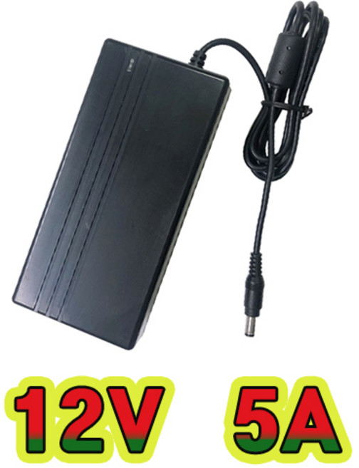 순흥전기 12V 5A 접지형 어댑터 SMPS DC12V5000mA 모니터 CCTV 아답터 직류전원장치, AC코드 미포함, 1개