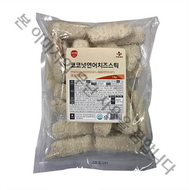 이츠웰 코코넛치즈연어스틱, 1kg, 2개