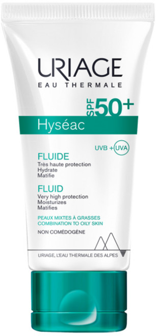 [프랑스약국화장품직배송] 유리아쥬 이제악 매티파잉 썬 플루이드 자외선 차단제 SPF50+ 50ml, 1개