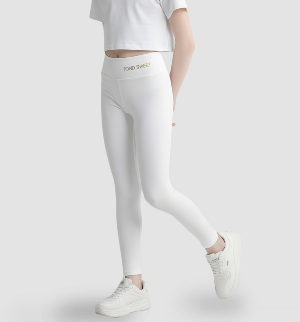 스멜모리 여학생 여름 스판 바지 하이웨스트 9부 쿨 레깅스