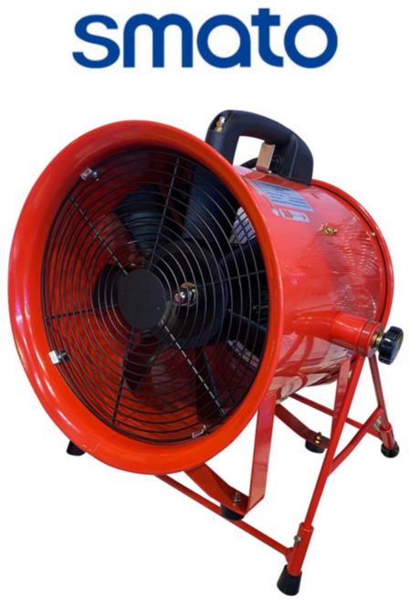 스마토 포터블팬 SMP-30K 각도조절 360도 배풍기 환풍기, 1개, 본품(배터리없음)