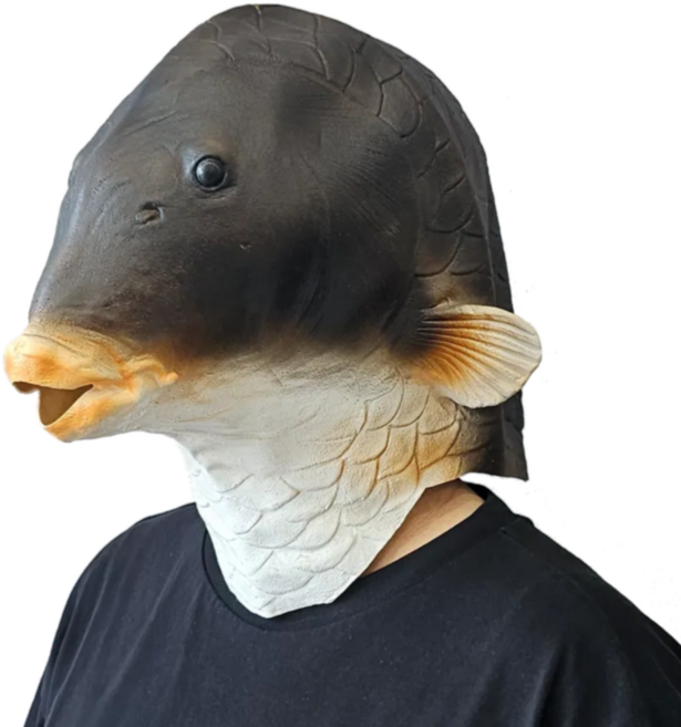 물고기 가면 쓸데없는선물 파티용품, 1개