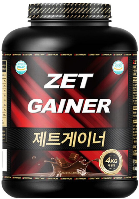 제트게이너 4kg살찌는 단백질 보충제 쉐이크 더블초코, 1개, 4kg