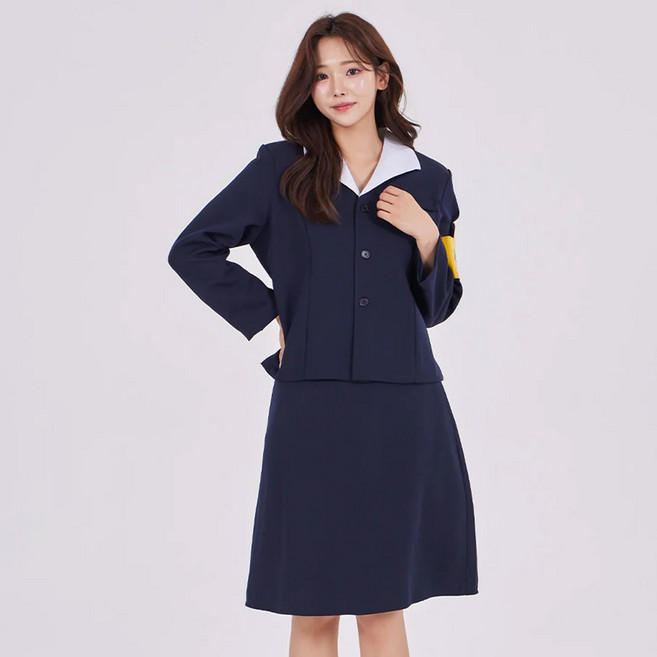 (대여) 네이비 여자 옛날교복 세트 교복 학생복