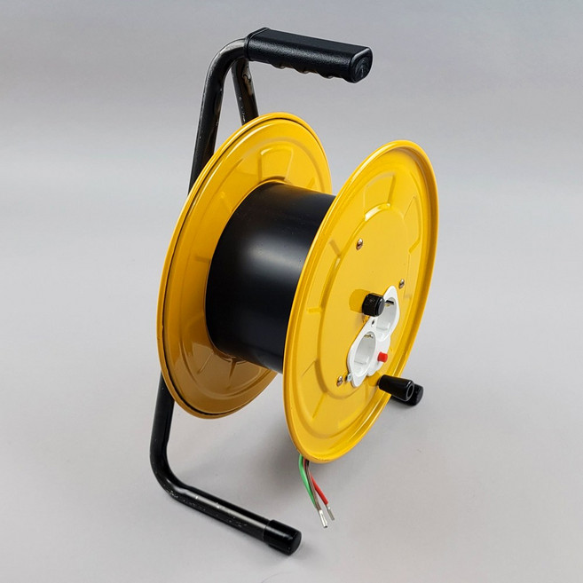 타로시 성림 국산 캠핑 촬영 작업선 케이블보관 전선릴 빈통 접지 소형, 1개