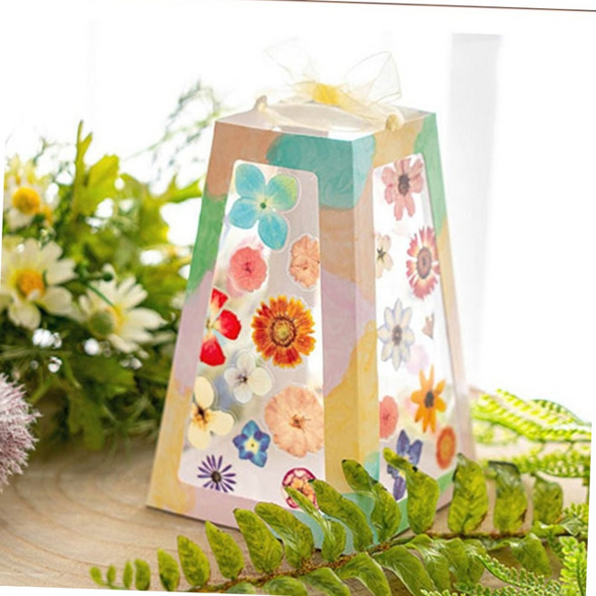 [오늘도특가] 압화스티커 꽃무드등 상품 압화무드등 종이무드등, 본상품