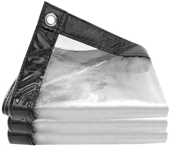 PVC 단열 방풍 비닐 두꺼운 투명 방수 방한 비닐막 다기능 현관 창문 베란다 텐트 커튼, 1개