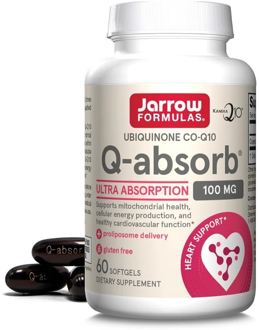 Jarrow Formulas Q-Absorb Co-Q10 100 mg - 60정, 1개 - 쿠팡