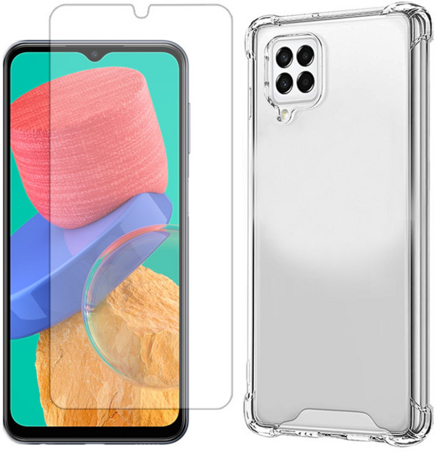 스톤스틸 1+1 강화유리 필름 + 투명 범퍼케이스, 갤럭시 A8 2016 (A810), 강화유리필름+범퍼케이스, 1개