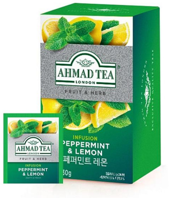 (아마드) 페퍼민트 레몬 허브차 20티백 허브티백, 해당제품선택, 1.5g, 1개, 20개입