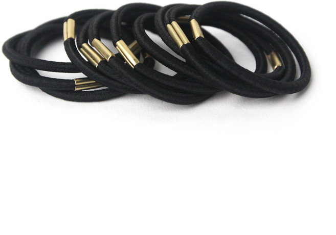 별난아이 황캡칩링 짱짱한 대용량 고무줄 기본링 머리끈 100개입