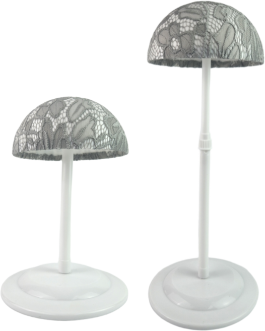 높이조절 가발 거치대 보관대 홀더, 1개, 그레이