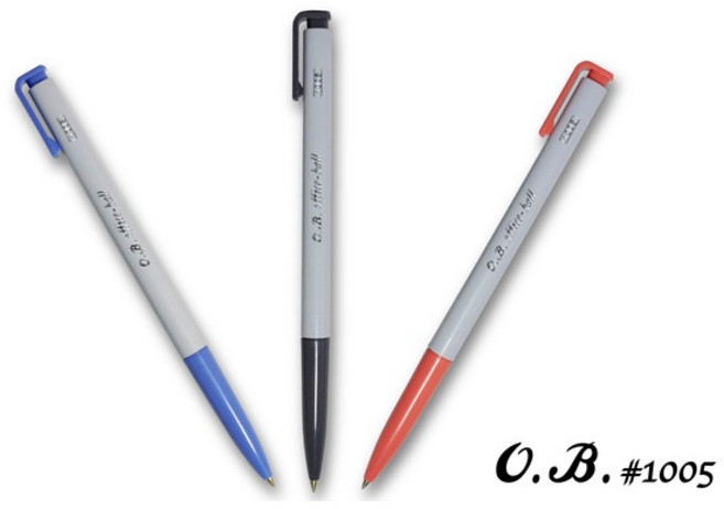 OB Office-ball 自動 原子筆, 1個, O.B. #1005,黑色