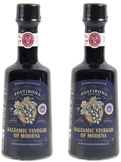 포스티보나 프리미엄 모데나 레드 발사믹식초, 250ml, 2개