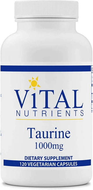 Vital Nutrients Taurine 타우린 1000mg 120베지캡슐, 1개, 120정 - 쿠팡