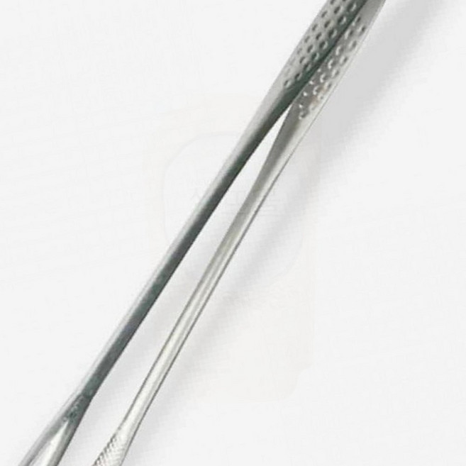 얇은 음식 잡기 편한 스텐 요리집게 슬림 대형 핀셋형 고기 구이용 정밀 위생, 1개, 상세페이지 참조