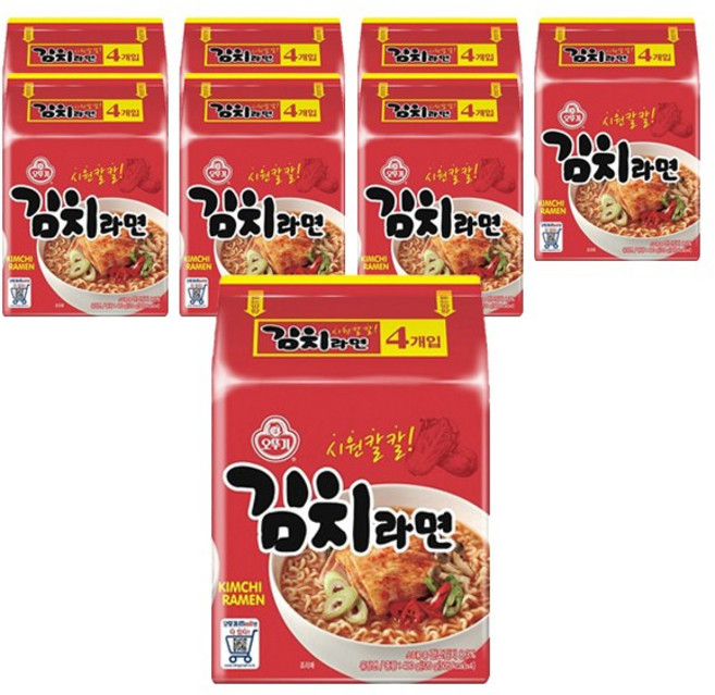 오뚜기 김치라면 120g, 32개