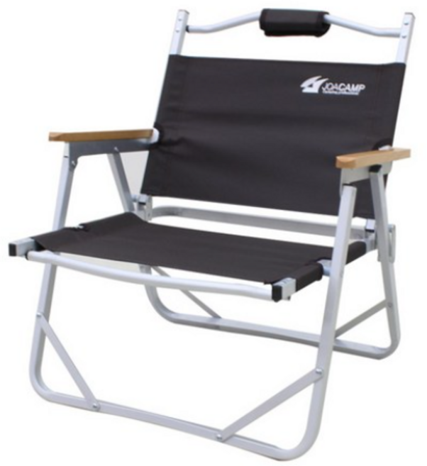 조아캠프 폴딩체어 대 캠핑의자, 브라운, 1개