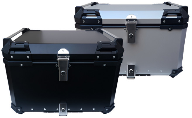 프로라이더스 오토바이 탑박스 배달가방 알루미늄 바이크 배달통 탑케이스, 실버, 85L