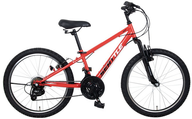 2026 삼천리자전거 시애틀 MT 22 주니어 MTB 초등학생 자전거(120~140cm / 21단 기어 / 앞서스펜션), 레드, 1개, 150cm, 완전조립