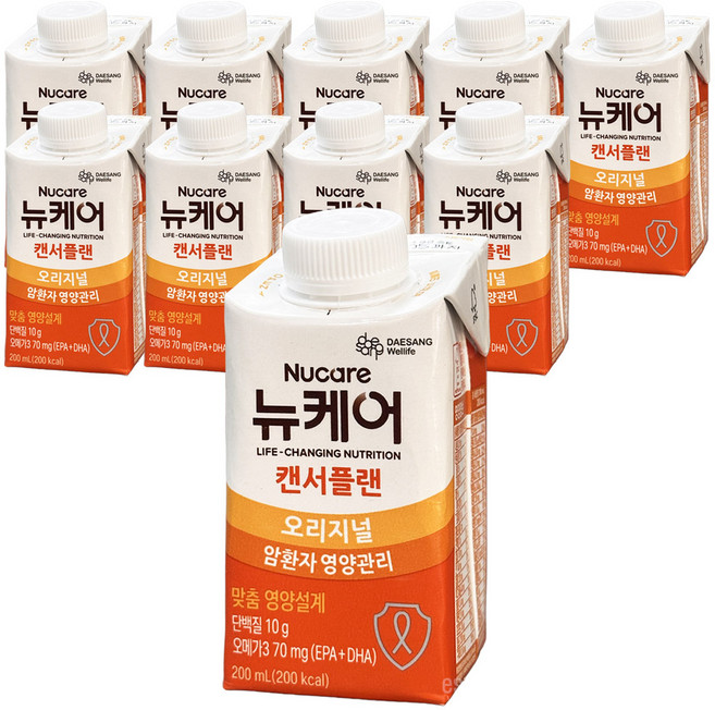 뉴케어 캔서플랜 암환자 영양식, 200ml, 10개