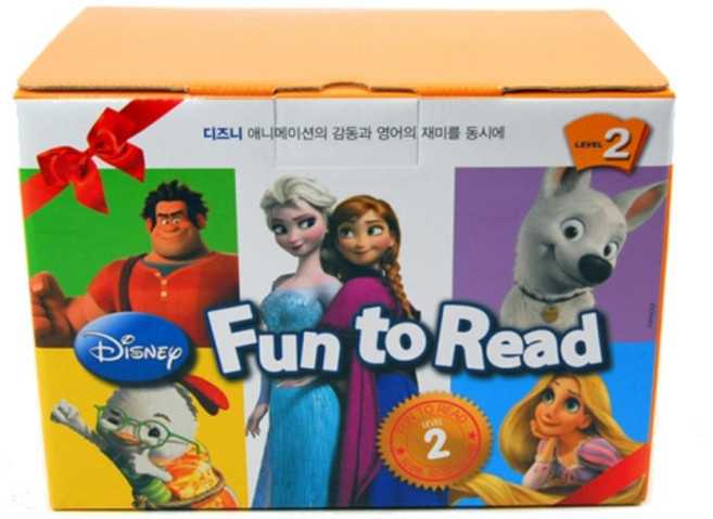 [펀투리드] Disney Fun To Read 레벨2 Book+CD 25종 박스 세트