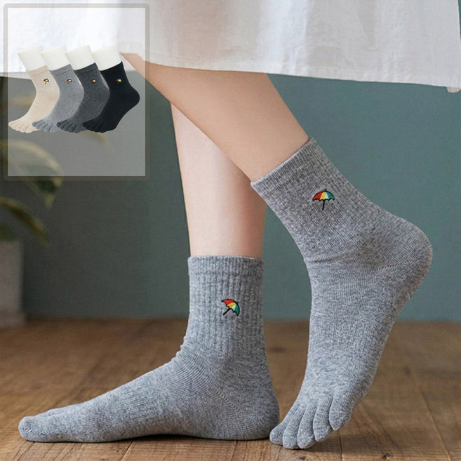 <남궁드컴 5종1세트> 034_여성무지발목 발가락양말/아놀드파마/남성양말/여성양말/신상양말