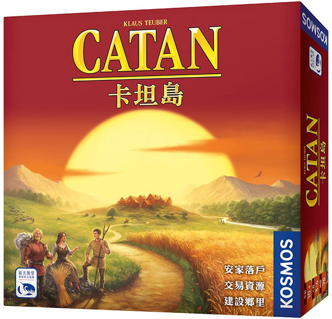 孩子王桌遊 卡坦島 繁中版, 1個