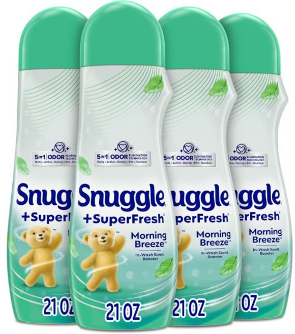 스너글 향기 부스터 슈퍼 프레쉬 오리지널 595g 4개