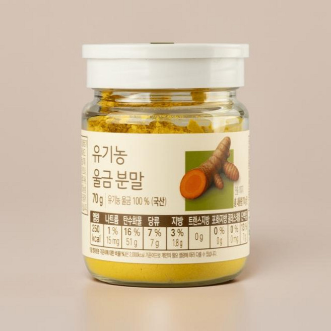 올가 유기농 울금 분말, 70g, 1개