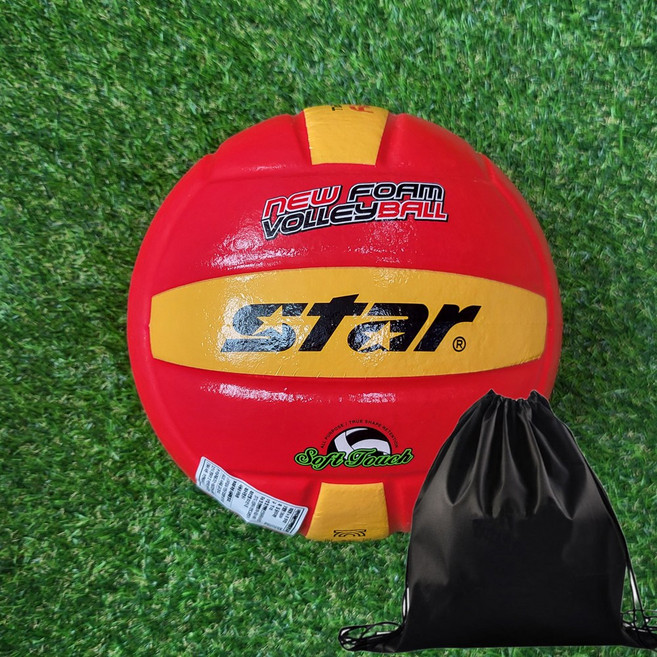 스타 배구공 뉴 폼 발리볼 투센 파우치, 1개, CB8204 레드