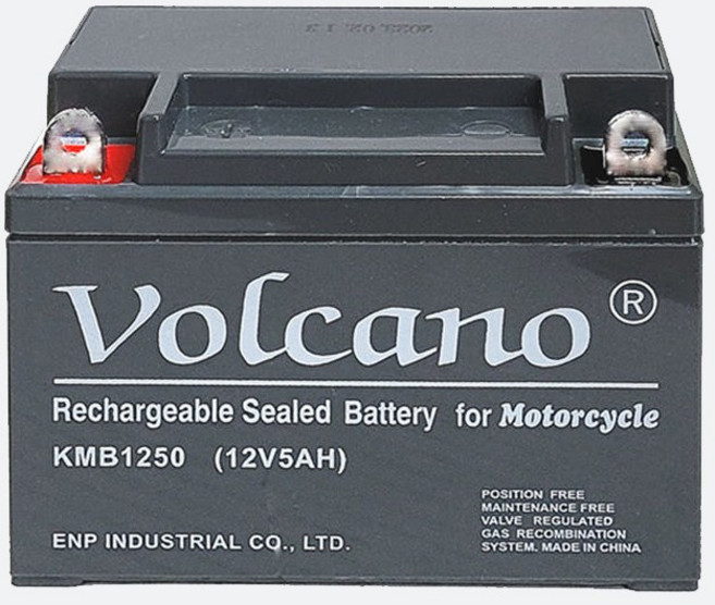 23. 오토바이 밧데리 12V 5AH CT100 88디럭스 배터리 볼케이노 오토바이 배터리, 1개