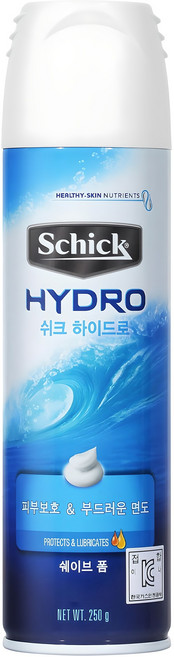쉬크 하이드로 쉐이브 폼, 250g, 1개