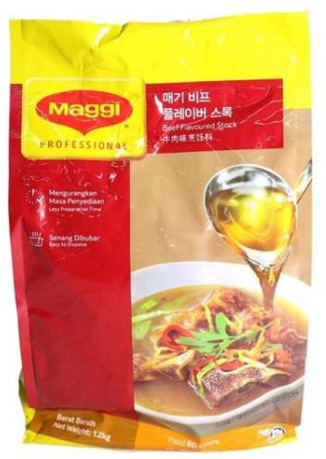 구운 소고기향 치킨 플레이버 스톡 비프 가루 스프 한식 사골 갈비탕 육수 짬뽕 분말, 1개, 1.2kg