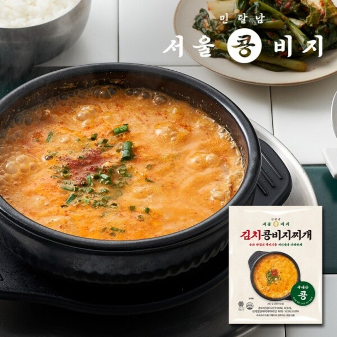 [오픈더테이블] [서울콩비지] 김치 콩비지 찌개 450g x 5 (2.25Kg), 5개