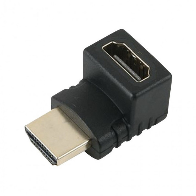 HDMI 연장젠더 90도 상향변환꺽임 ㄱ자 케이블선 꺾임, 1개, 상세페이지 참조