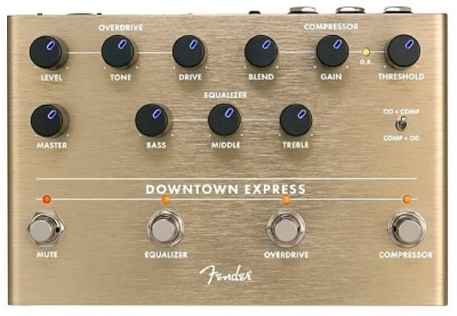 Fender 이펙터 Downtown Express Bass Multi Effect Pedal, 1개