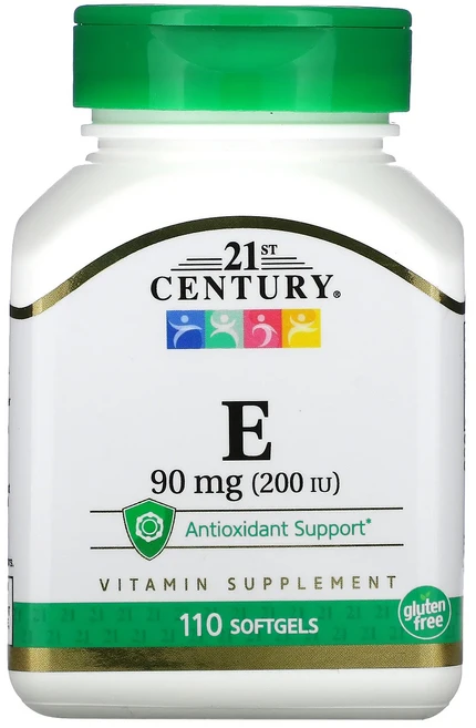 21st Century 비타민E 90mg(200IU) 소프트젤 110정, 21stCentury비타민E90mg200IU소프트젤11, 1개 - 쿠팡