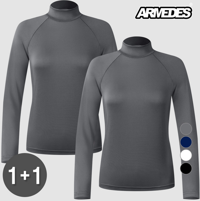 [1+1] 아르메데스 여성용 기능성 긴소매 라그란 티셔츠 AR-252
