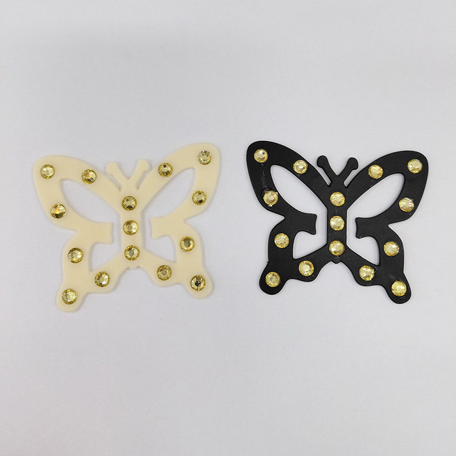 나비모양 브라끈 흘러내림 방지 클립 2개 세트