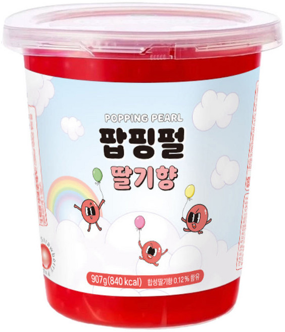 네이쳐티 팝핑펄 딸기향 907g