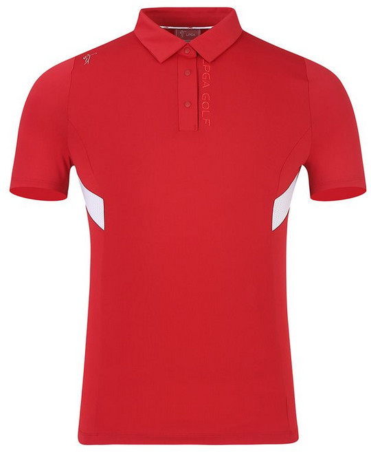 LPGA 여성 메쉬패치 반팔 제에리 티셔츠 L183TS651P